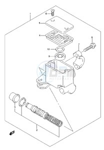 LT-A750XZ drawing FRONT MASTER CYLINDER