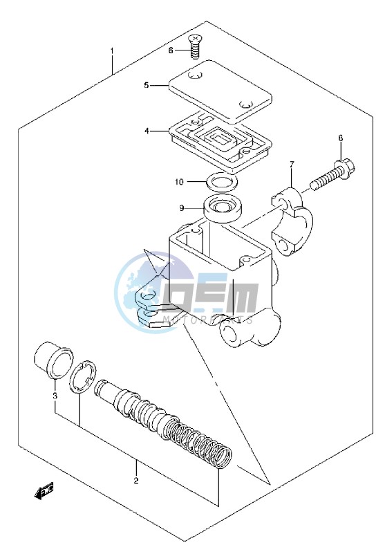 FRONT MASTER CYLINDER