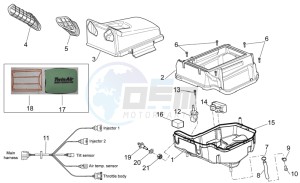 RXV 550 RXV 450-550 STREET LEGAL drawing Air box