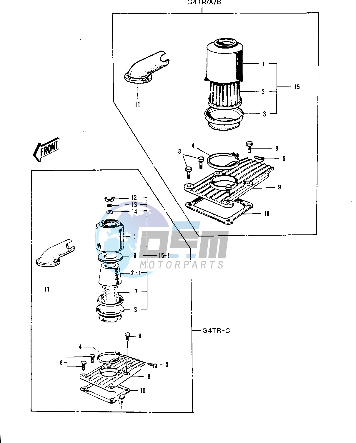 AIR CLEANER -- 70-73- -