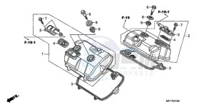 XL700VA9 UK - (E / ABS MKH) drawing CYLINDER HEAD COVER