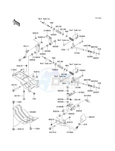 KAF 620 E [MULE 3010 4X4] (E6F-E8F) E8F drawing SHIFT LEVER-- S- --- JK1AFCE1 6B543664 - - -