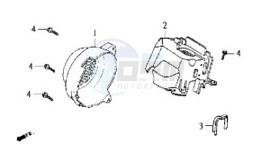 JET SPORT X SR 50 drawing AIRBOX