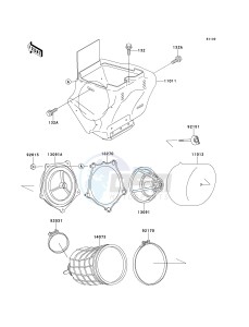 KX 80 W [KX80] (W1-W3) [KX80] drawing AIR CLEANER