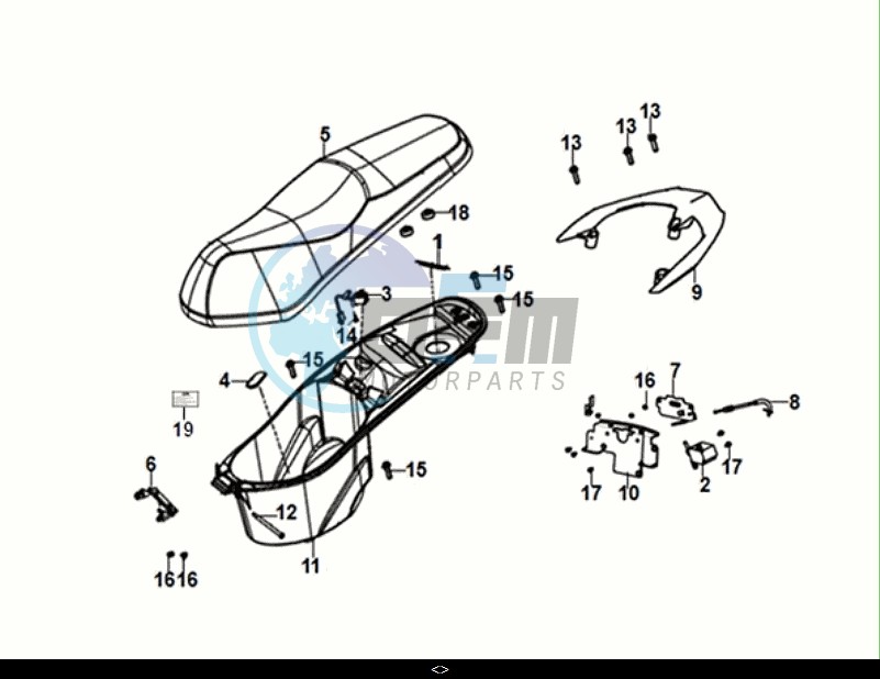 SEAT - REAR GRIP