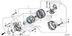 GL1800BF F6B Bagger - GL1800BF UK - (E) drawing GENERATOR