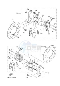 YXE700ES YXE70WPSH WOLVERINE R-SPEC EPS SE (BN56) drawing REAR BRAKE CALIPER