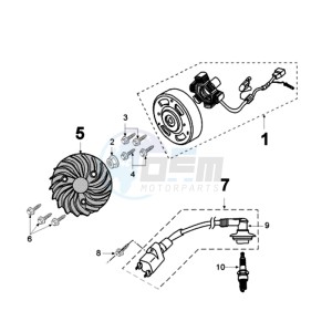 VIVA 3 L 50 2T SPORTLINE drawing IGNITION PART