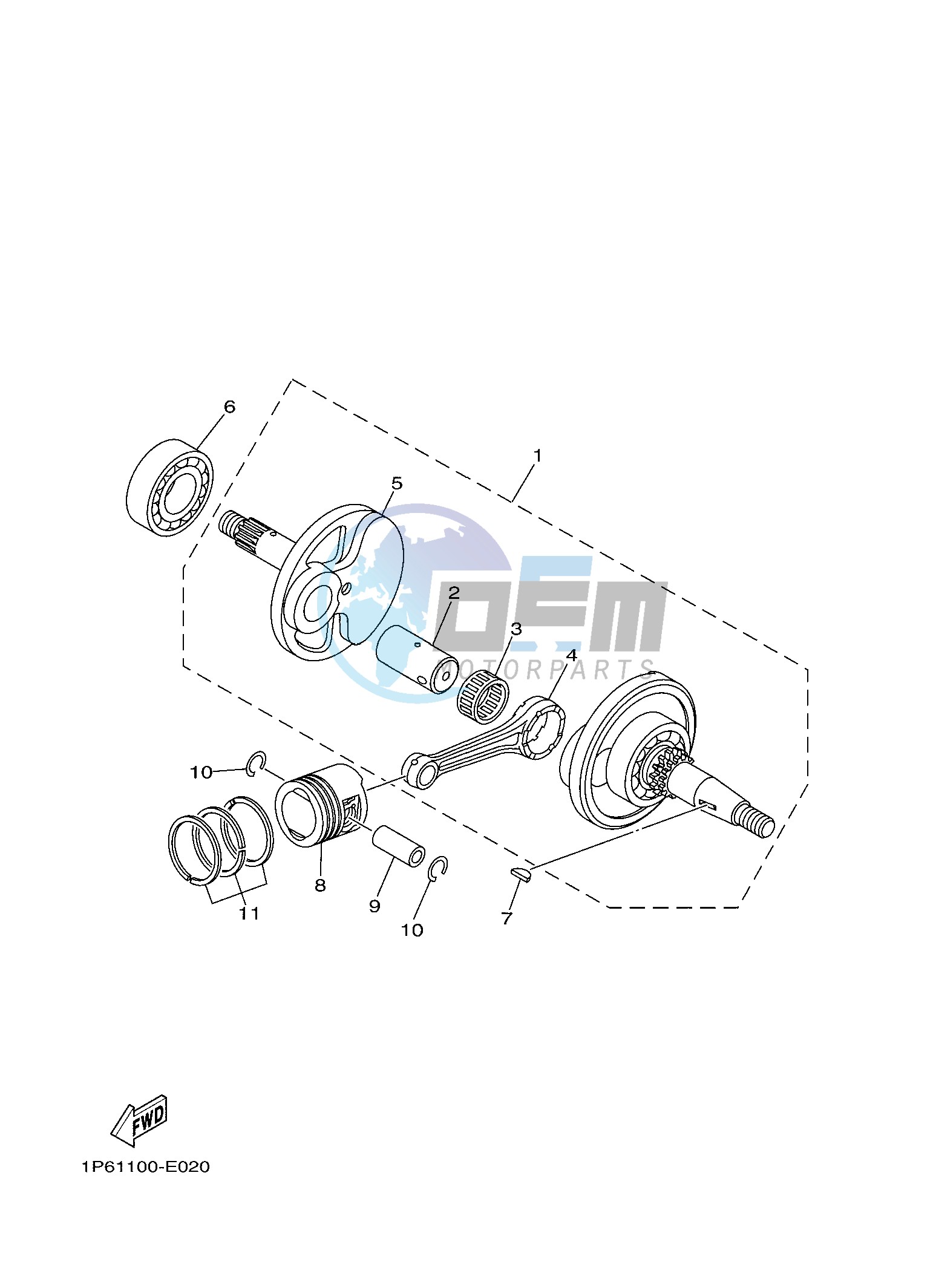 CRANKSHAFT & PISTON