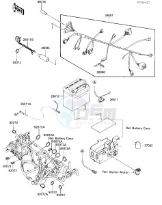 KLF 300 A [BAYOU 300] (A2) [BAYOU 300] drawing CHASSIS ELECTRICAL EQUIPMENT