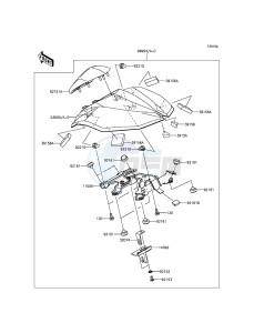 Z800_ABS ZR800DEF UF (UK FA) XX (EU ME A(FRICA) drawing Accessory(Single Seat Cover)