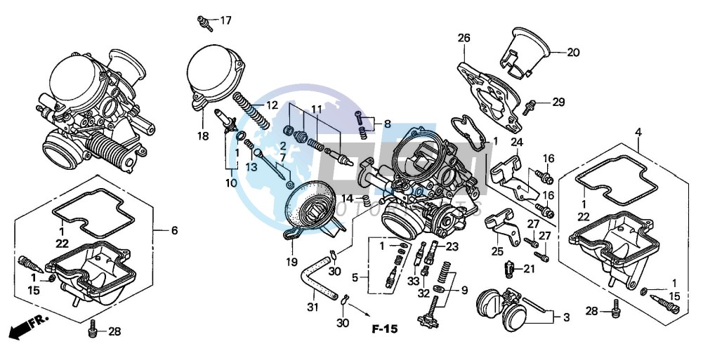 CARBURETOR (COMPONENT PARTS)