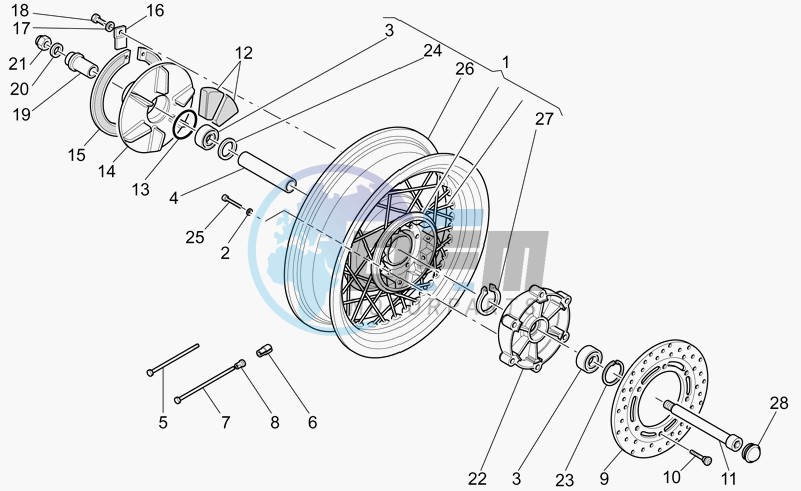 Rear mudguard