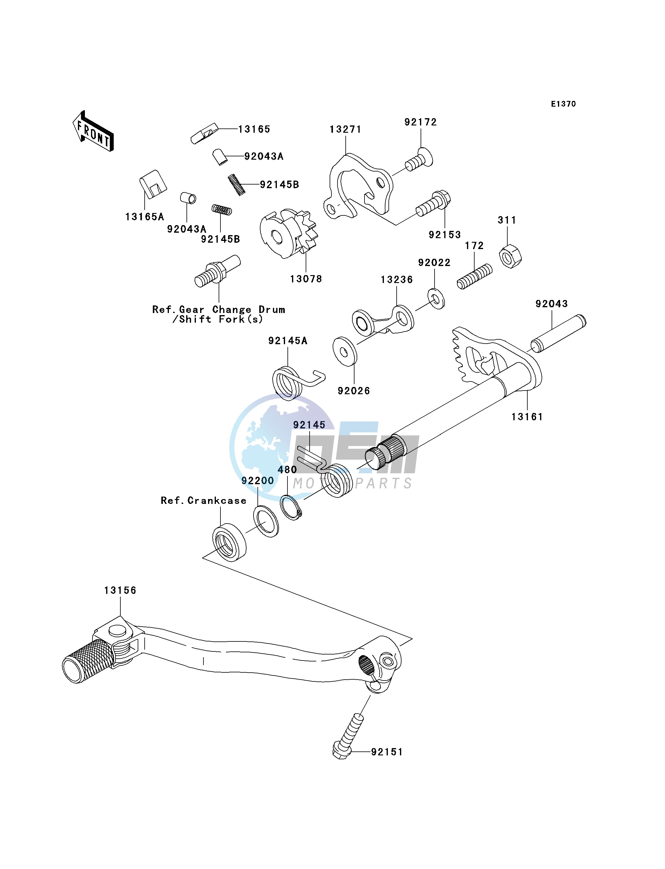 GEAR CHANGE MECHANISM