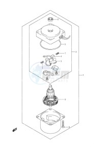 DF 9.9 drawing PTT Motor Power Tilt/Tiller Handle