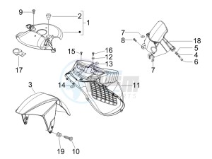 Runner 50 SP drawing Wheel housing - Mudguard