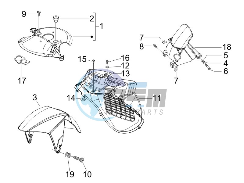 Wheel housing - Mudguard