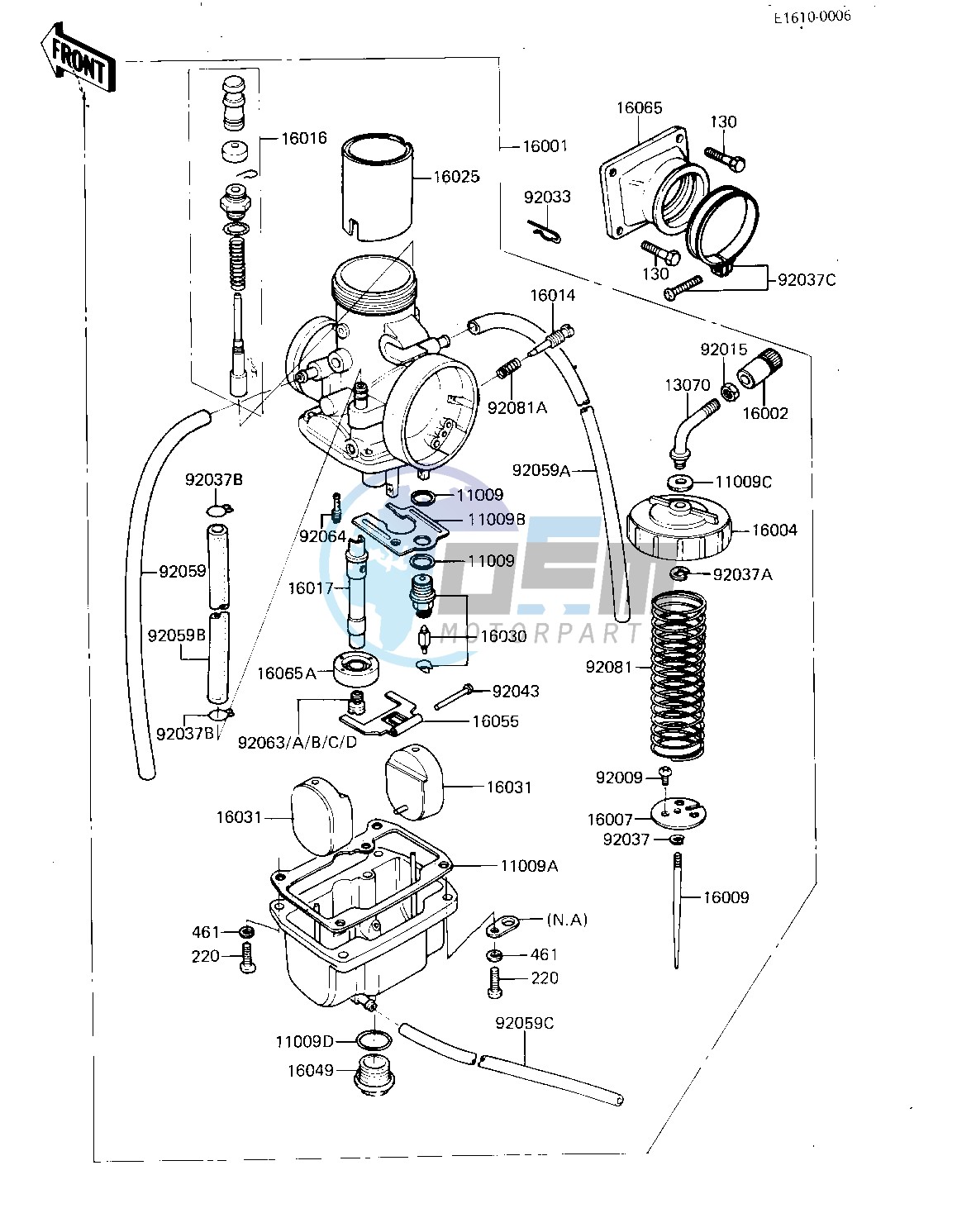 CARBURETOR -- 81 A7- -