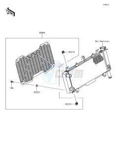 Z650 ER650HJF XX (EU ME A(FRICA) drawing Accessory(Radiator Screen)