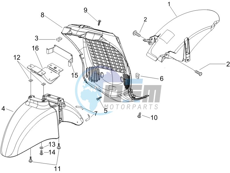 Wheel housing - Mudguard