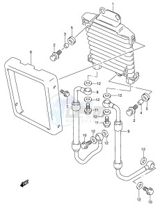 VL1500 (E2) drawing OIL COOLER