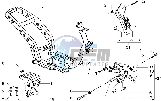 Chassis - Central stand