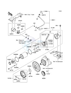 NINJA 250R EX250KBFA GB XX (EU ME A(FRICA) drawing Starter Motor