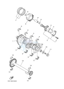 MTN850-A MTN-850-A MT-09 ABS (BS27) drawing CRANKSHAFT & PISTON