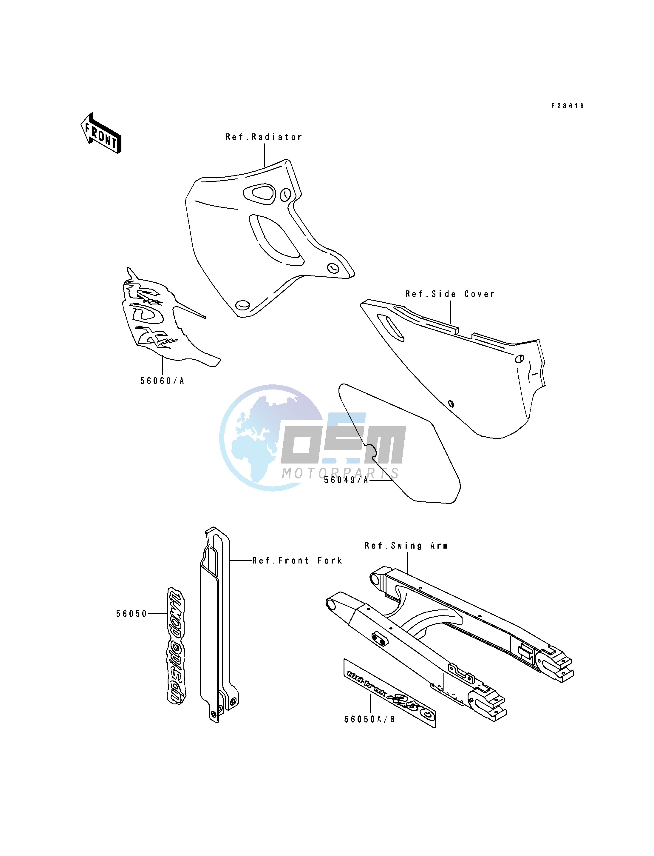 DECALS-- KDX250-D3- -