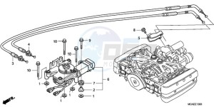 GL1800A NZ - (NZ) drawing REVERSE SHIFT ACTUATOR