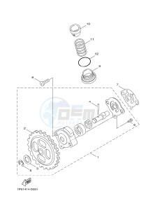 YW125 YW125CB (37D5) drawing OIL PUMP