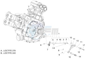 CAPONORD 1200 RALLY E3 ABS (NAFTA) drawing Gear lever