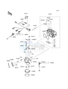 VN 2000 A [VULCAN 2000] (A1-A2) [VULCAN 2000] drawing THROTTLE