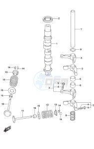 DF 9.9A drawing Camshaft w/Remote Control