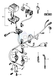 LT-F250 1997 drawing WIRING HARNESS