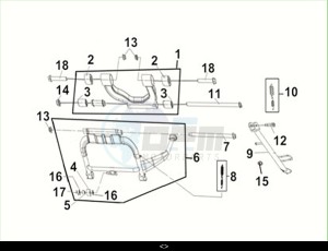 CRUISYM a 300 (LV30W3-EU) (M3) drawing ENG. HANGER