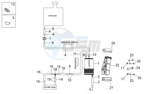 RSV 4 1000 APRC R drawing Fuel vapour recover system