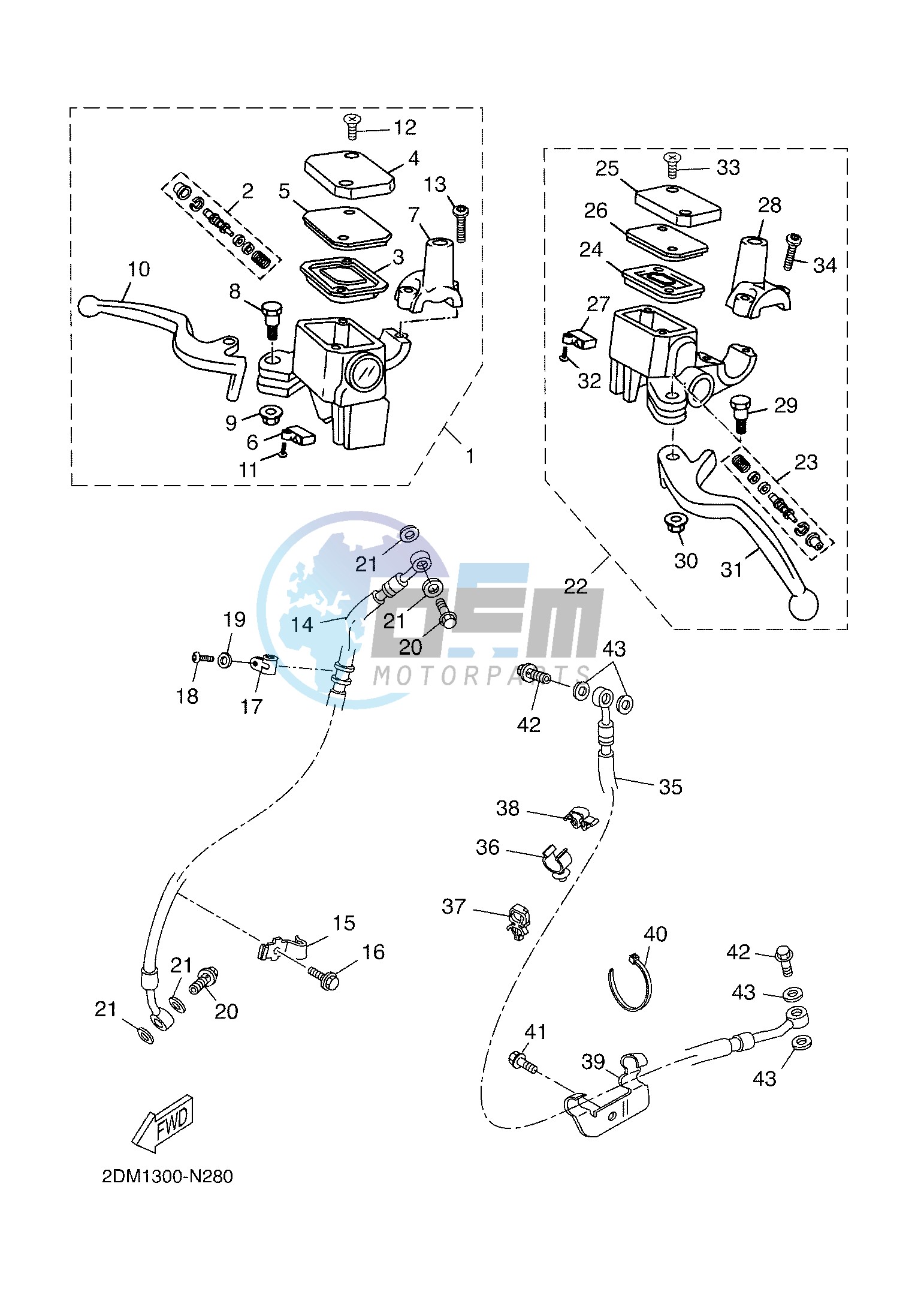 FRONT MASTER CYLINDER