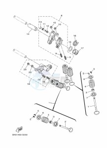 MT-125 MTN125-A (B6G3) drawing VALVE