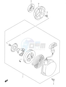 LT-Z50Z drawing RECOIL STARTER