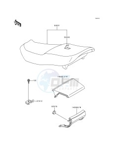 ZX 600 E [NINJA ZX-6] (E4-E6) [NINJA ZX-6] drawing SEAT