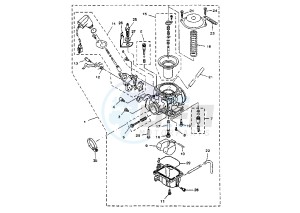 YP MAJESTY 150 drawing CARBURETOR