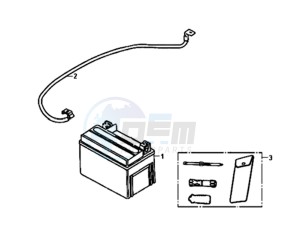 SYMPHONY SR 50 L6 drawing BATTERY / TOOLKIT