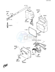 JS 650 A [650 SX] (A1) [650 SX] drawing IGNITION COIL