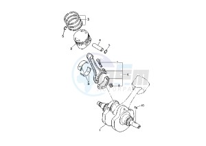 XV VIRAGO 535 drawing CRANKSHAFT PISTON