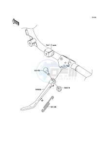 VN1700_CLASSIC_ABS VN1700FEF GB XX (EU ME A(FRICA) drawing Stand(s)