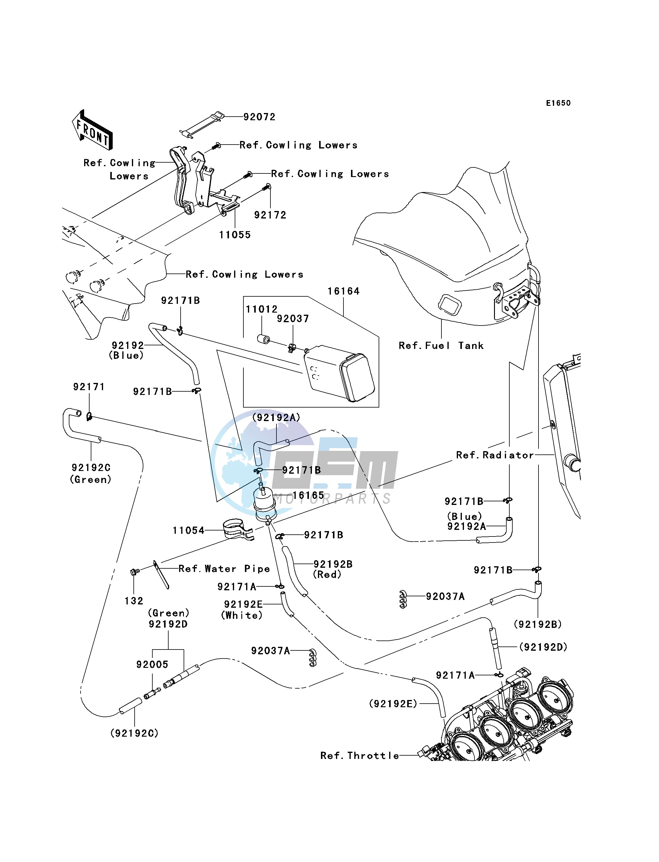 FUEL EVAPORATIVE SYSTEM-- CA- -