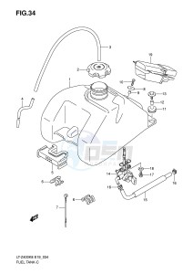 LT-Z400 (E19) drawing FUEL TANK