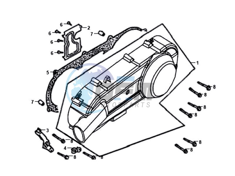 CRANKCASE LEFT