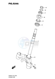 UH200 BURGMAN EU drawing STEERING STEM